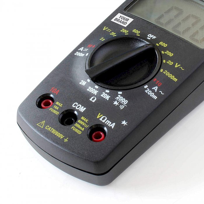 Digitales Multimeter, Einsteigermodell Detail