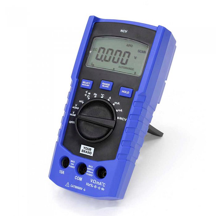 Digitales Multimeter mit automatischer Messbereichswahl und TRMS (600 V)