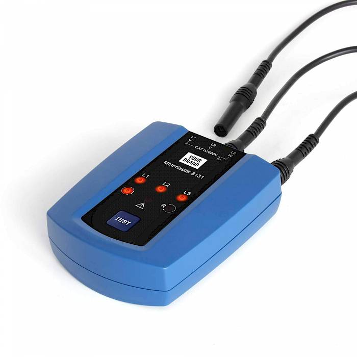Motor tester and rotary field indicator CAT IV 600 V, LED version